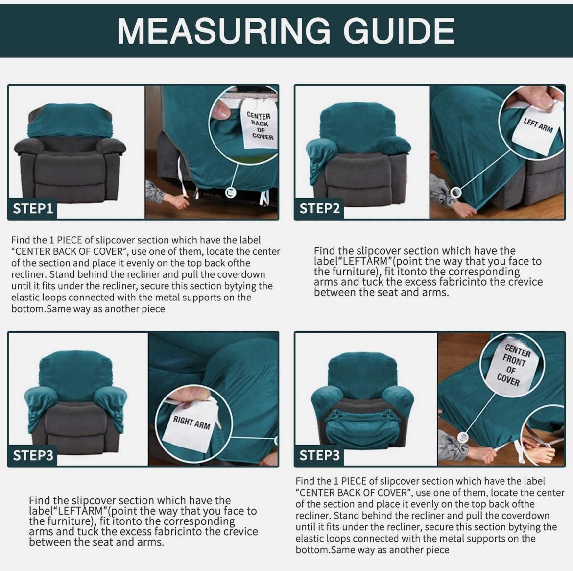 Premium Recliner Cover - 50% OFF Today Only