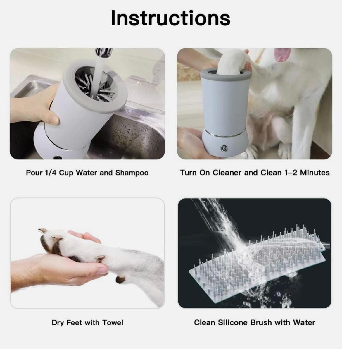 Dog & Cat Paw Cleaner Automatic Washer - 50% OFF Limited Stock