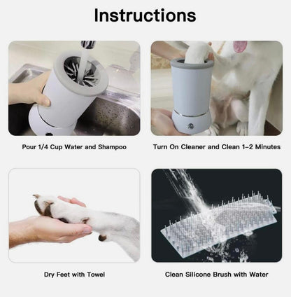 Dog & Cat Paw Cleaner Automatic Washer - 50% OFF Limited Stock