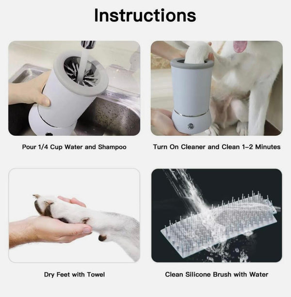 Dog & Cat Paw Cleaner Automatic Washer - 50% OFF Limited Stock