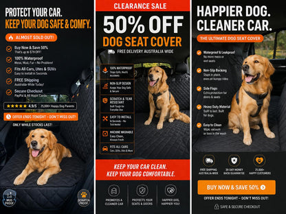 Premium Waterproof Dog Car Seat Cover