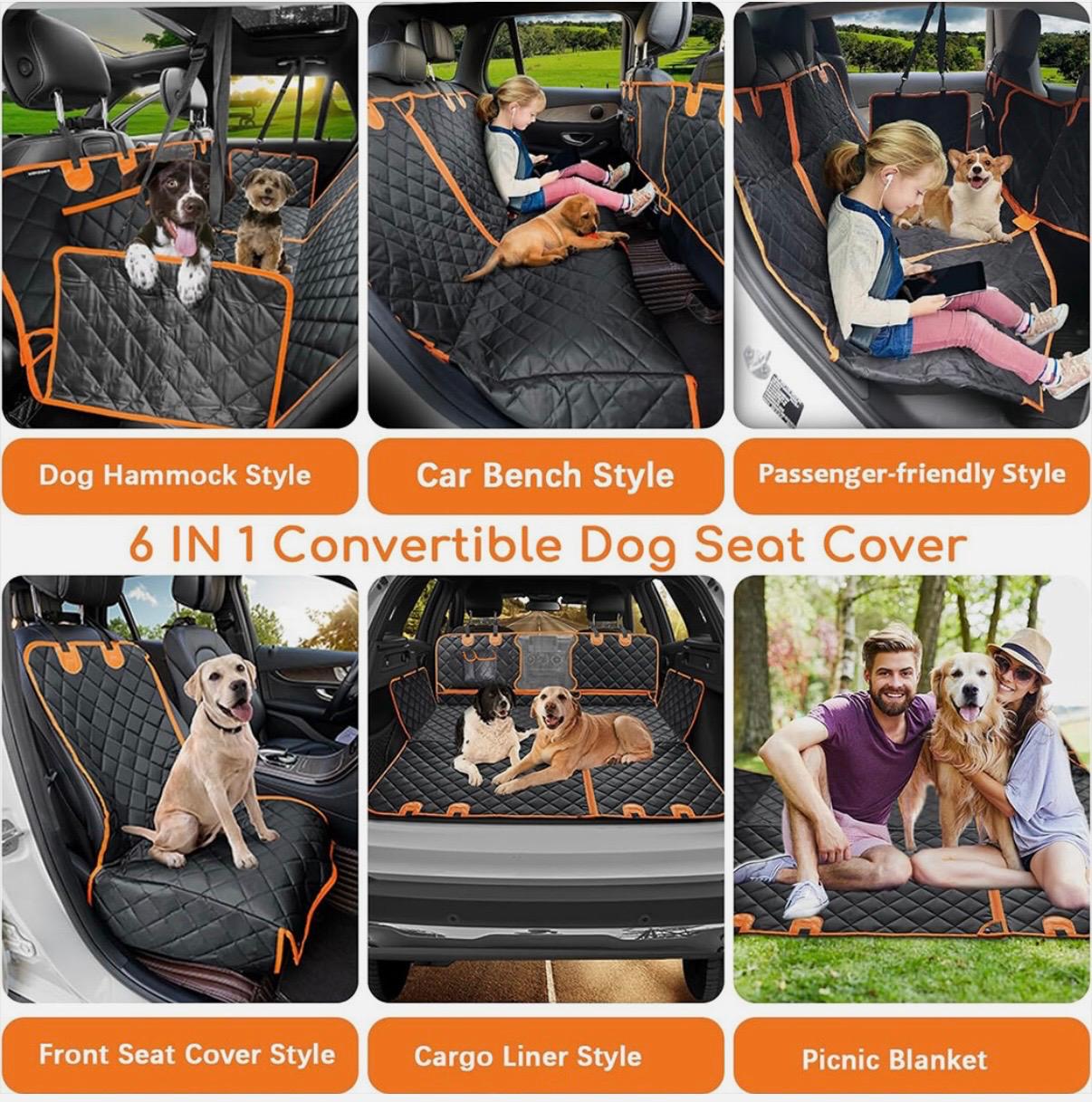 Premium Waterproof Dog Car Seat Cover