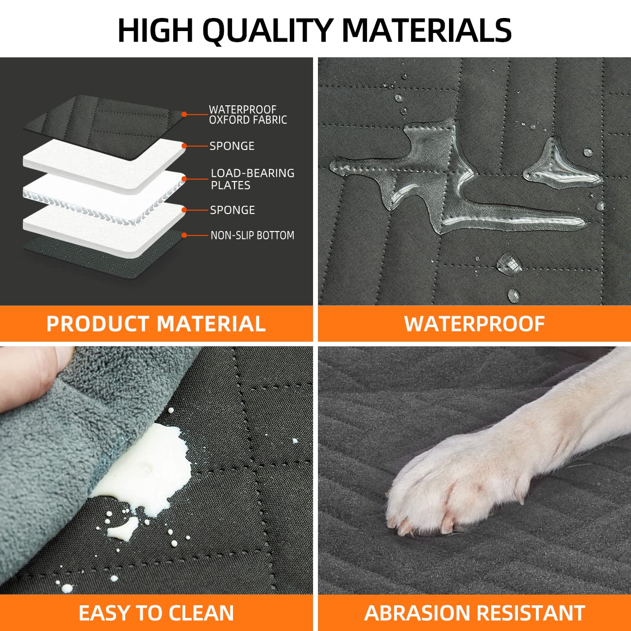 Premium Waterproof Dog Car Seat Cover